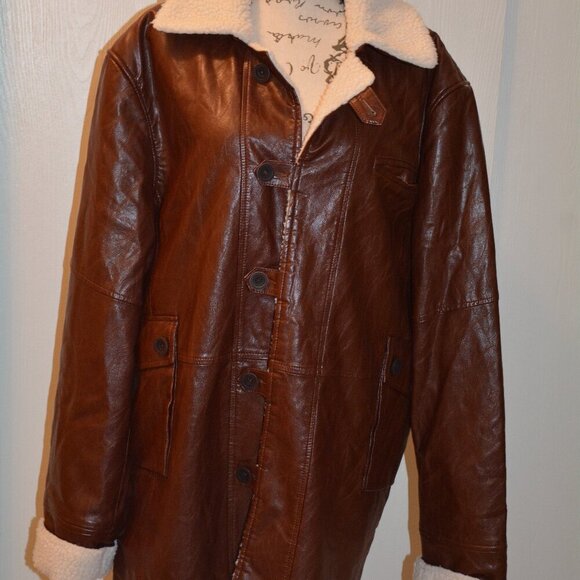 Sherpa Trimmed Bomber Winter Coat - Picture 1 of 14